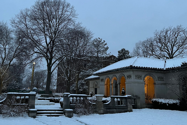 Image of a house in winter