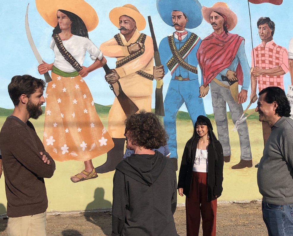 Focus group with local muralists in Del Rey, California