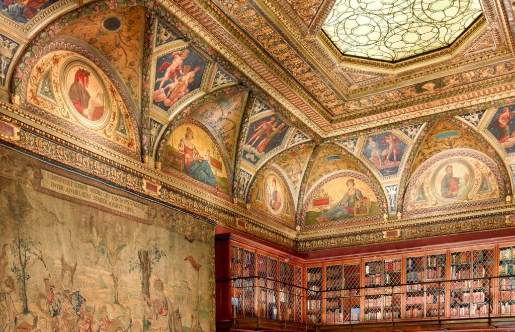 Image of the inside of the Morgan Library
